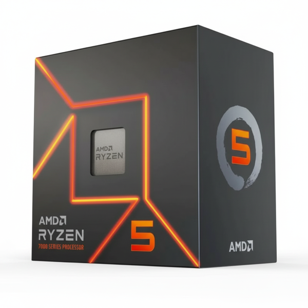 AMD Ryzen 5 7600 6-Core 3.8GHz AM5 CPU for Gaming &amp; Multitasking