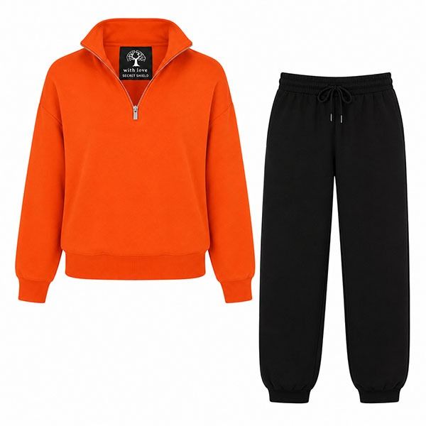 Secret Shield Orange Ember Relaxed Fit Set