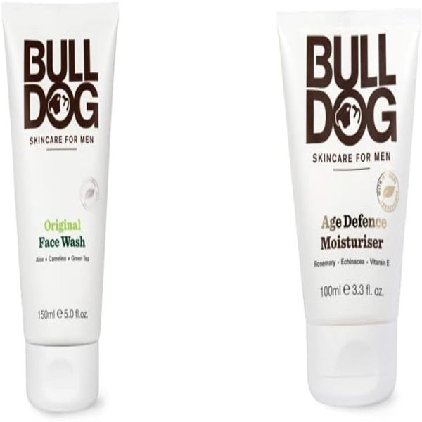 Bulldog Skincare Original Face Wash &amp; Age Defence Moisturiser for Men