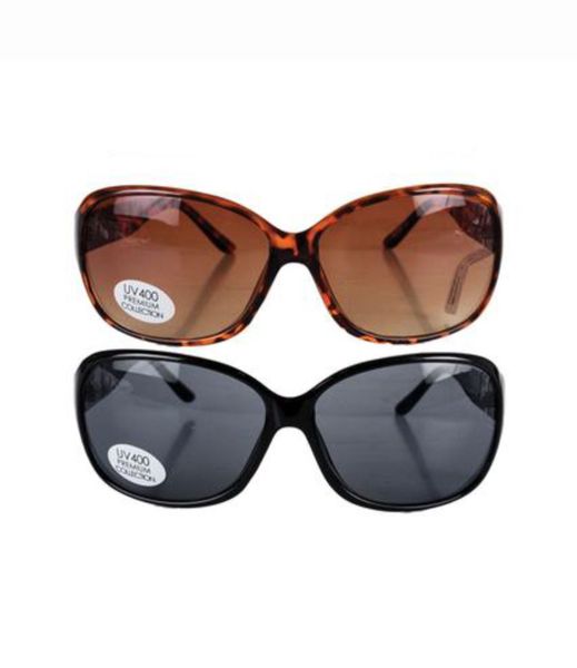 2 Pairs of Square Medium Classic Sunglasses