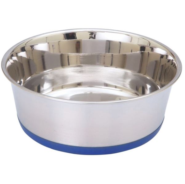 Heavy Dish Bonded Silicon 2.7L - Pet Bowl,Rust Resistant, Non-Slip, Durable