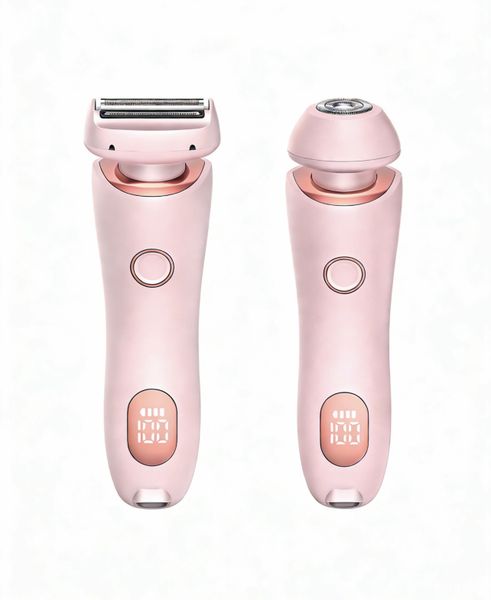 Dual-Head Epilator - 2-in-1 Electric Full-Body Hair Remover for Women