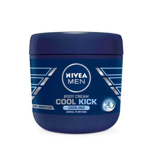 NIVEA MEN Cool Kick Body Cream with Instant Cooling Complex, 400ml