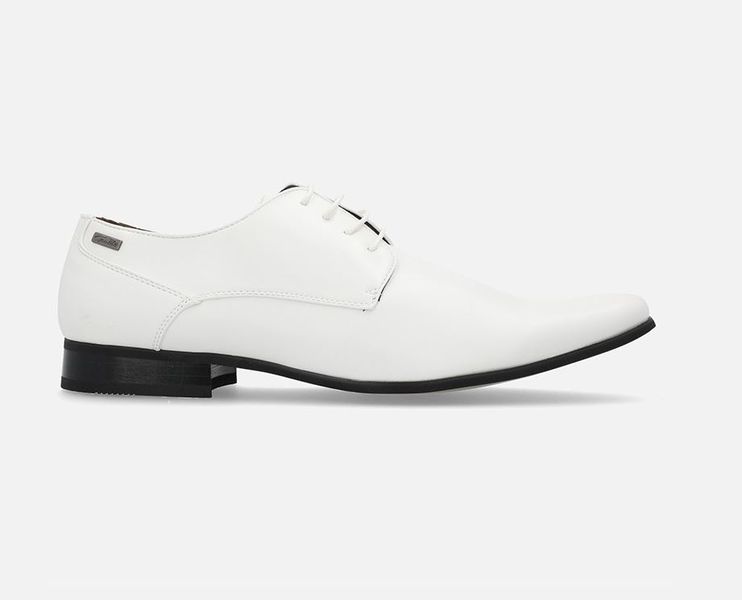 Gino Paoli Mariano Mens White Formal Shoes
