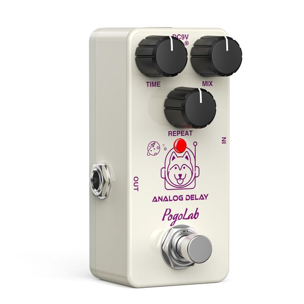 Pogolab Guitar Analog Delay Effect Pedal Durable True Bypass DC 9V