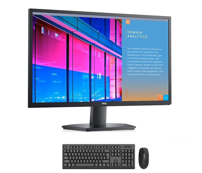 DELL SE2722H - 27 Inch Full HD Monitor + Keyboard and Mouse - Value Buy