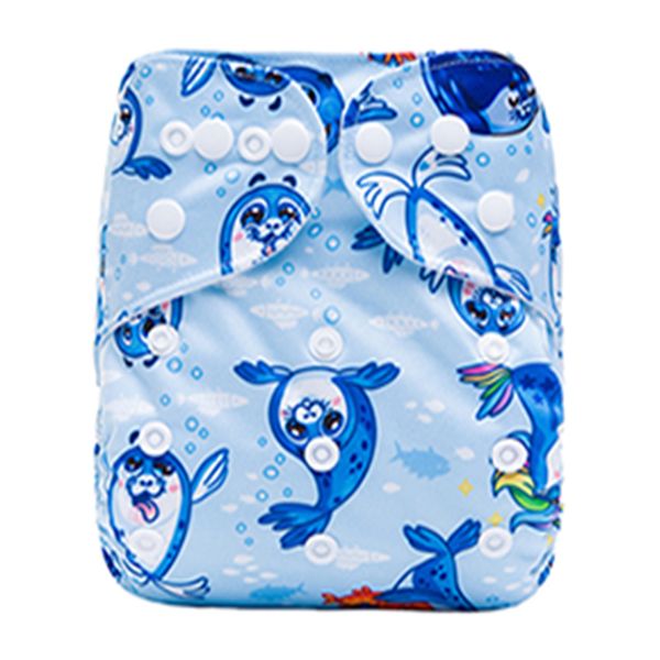 Baby Seal Cloth Diaper One Size Fits Most