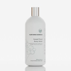 Nurturing SkinsCo Body Wash- Sweet Floral ( Moisturiser Body Wash )