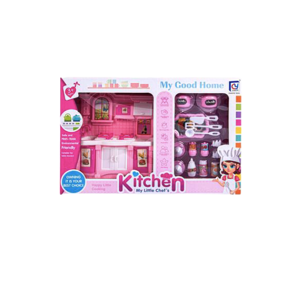 My Little Chef's Kitchen- Fashion Doll Kitchen Set x1