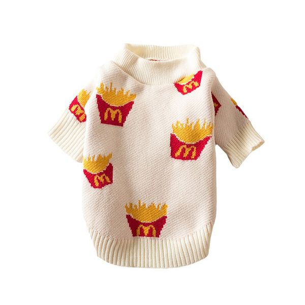 New Year Chips Pattern Sweater for Pets