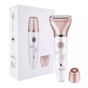 Electric hair remover/shaver 2 in 1