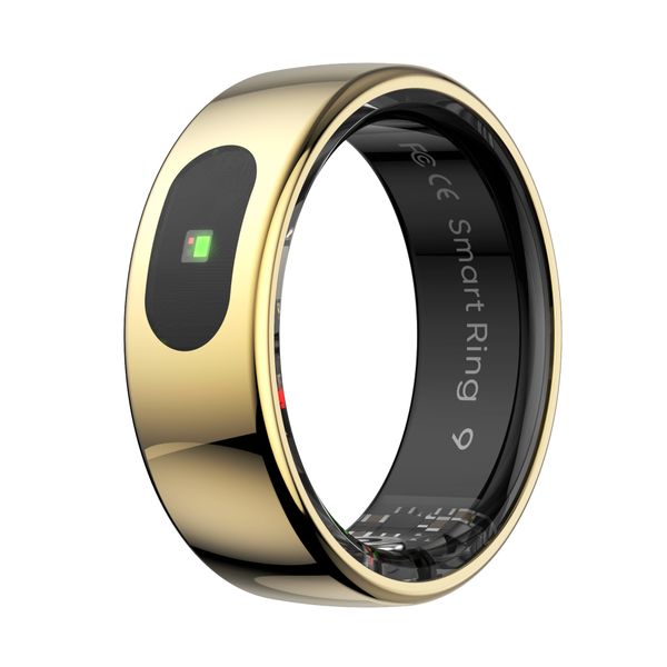 Fashionable sports smart AI ring with charging case