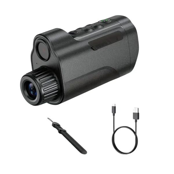 Night Vision Scope 10X Zoom HD 2" IPS Display W/ 7-Level IR Monocular
