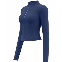 High Elastic Yoga Sports Jacket - Blue