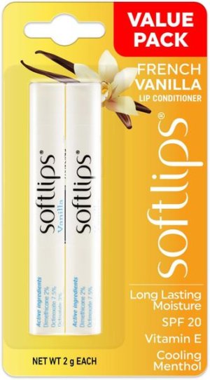 Softlips - French Vanilla Duo Pack 2g