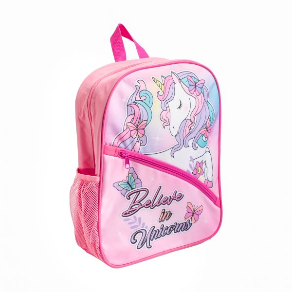 SQUIGGLE Unicorn Splice Zip Kids Backpack - Magical, Colourful Luggage