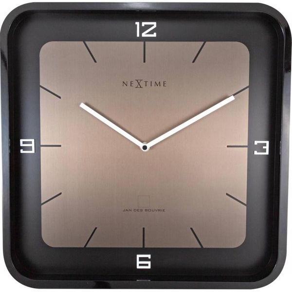 NeXtime 40cm Wall Wood Piano Wall Clock - Designed by Jan des Bouvrie