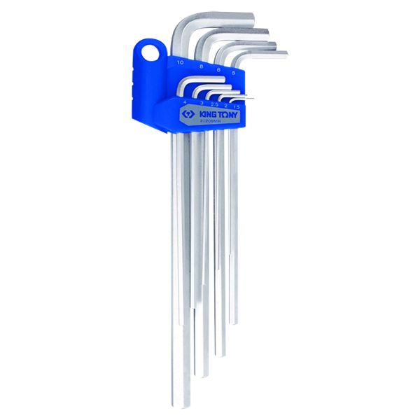 Allen Key Set Extra Long 15 - 10mm 9 Piece Metric