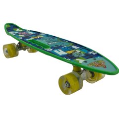 23 Inch Flash Wheel Fish Board Cruiser