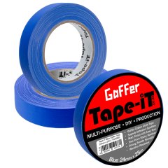Tape-iT 3 Pack of Blue Gaffer Tape Roll 24mm x 25m | Ti2425LG3