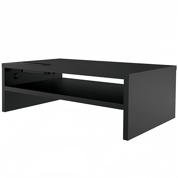 2-Tier Monitor Computer Stand Riser Table Top Storage Organizer