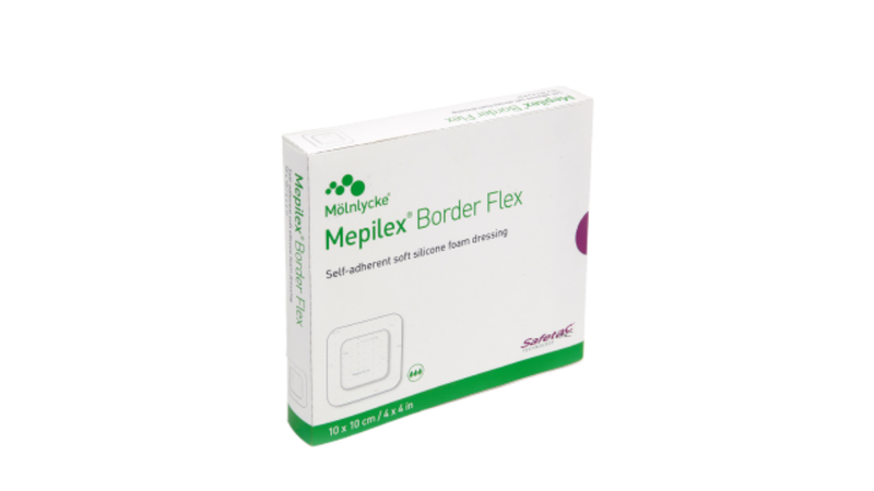 Mepilex Border Flex Wound Dressing 10X10cm (Box of 5)