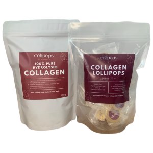 Collipops - 10 Pack (Mixed Flavours) and Hydrolised Collagen 250g