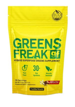PharmaFreak Greens Freak Vanilla Chai - 30 Servings (262g)