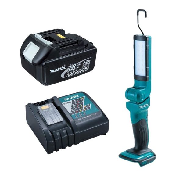 Makita - 18V Cordless LED Flashlight DML801 , 3Amp Battery and Charger
