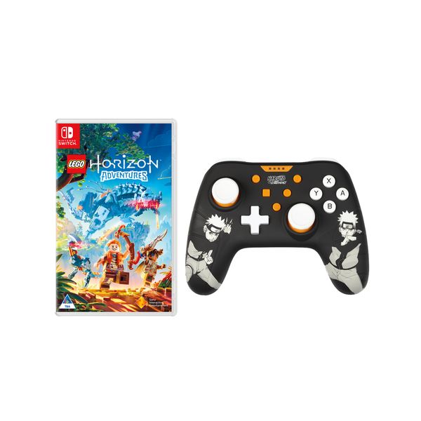 Lego Horizon Adventures (Ns) +Kx Naruto Gamepad Black (Ns/Pc)