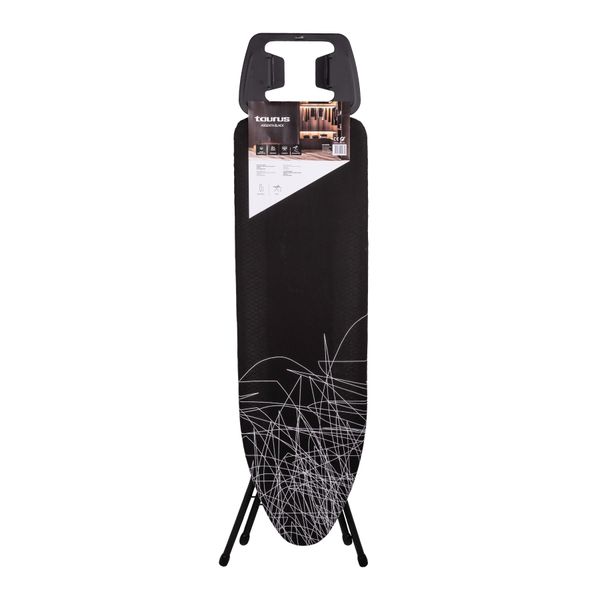 Taurus Ironing Board Mesh Top Powder Coat Black 110 X 32cm "Argenta Black