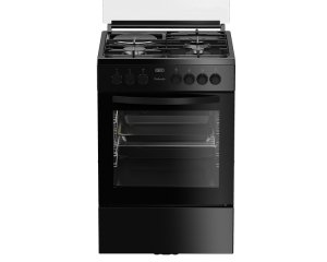 Defy 60cm Gas Electric Stove with Thermofan+ Black DGS679