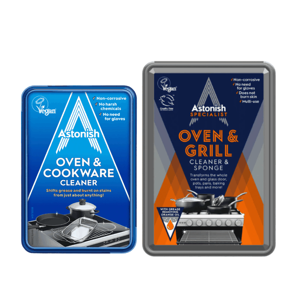 Astonish | Oven &amp; Cookware Cleaner | Oven &amp; Grill Cleaner &amp; Sponge | Combo