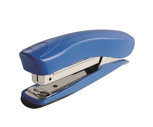 Rexel: Juno 210 Full Strip Plastic Stapler &amp; Built-In Staple Remover - Blue