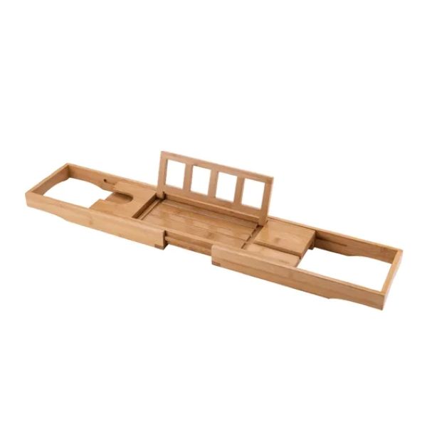 Sensea Wellness Adjustable Bath Caddy Bamboo W67.5-94cm