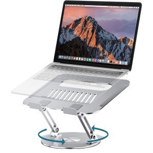 Redisson Laptop Stand with Adjustable Height Angle 360 Rotation PC Stand