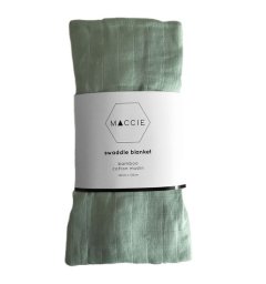 MACCIE Sage Bamboo Swaddle Blanket