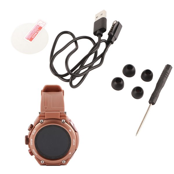 T92 2 in 1 TWS Headset Local Music Heart Rate Blood Pressure Smartwatch