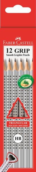 12 GRIP GRAPHITE HB PENCIL