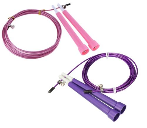 2 Set Skipping Rope - Pink &amp; Purple