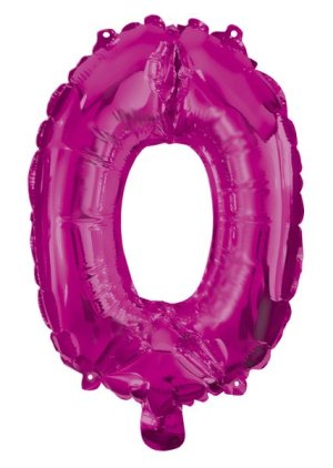 37 Inch Air-Helium Pink Foil Balloon 0