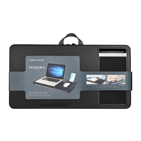Wireless Charger Desk Organiser with Extended Mouse Pad