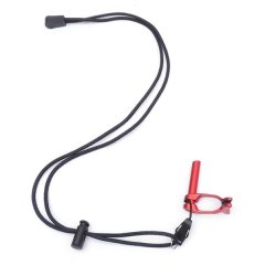 Diving Swimming Aluminium Alloy No-Skid Nose Clip Protective Red