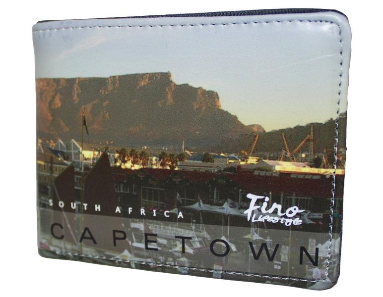 Fino SK-FZ21 Table Mountain Bi-fold Card Holder Wallet with SD Card Holder