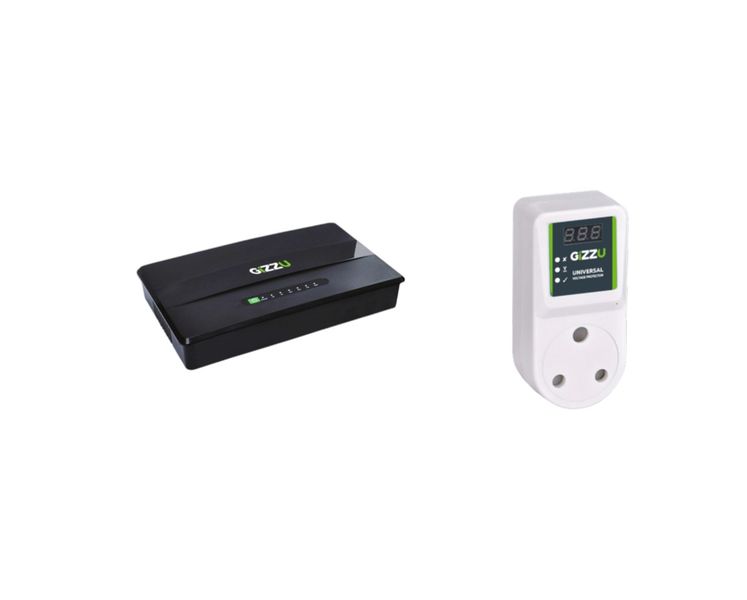 Gizzu 30W MINI DC 38WH UPS Wi-Fi, Fiber, Mobile Devices + Voltage Protector