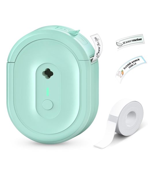 Label Maker Machine with Tape, Portable Bluetooth Label Makers for Home