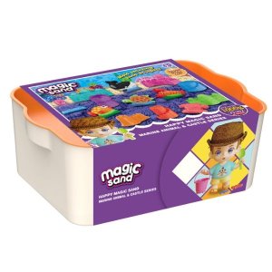 Magic Sand Ocean Castle Play Set - Toys for Toddlers - Sensory Putty Dough