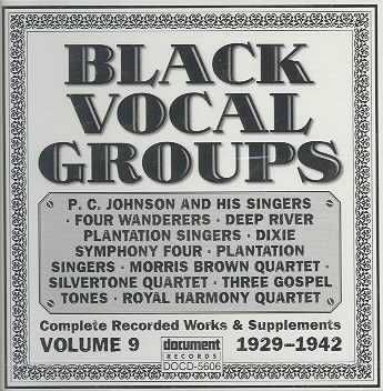 Black Vocal Groups Vol.9 29-42 - (Import CD)