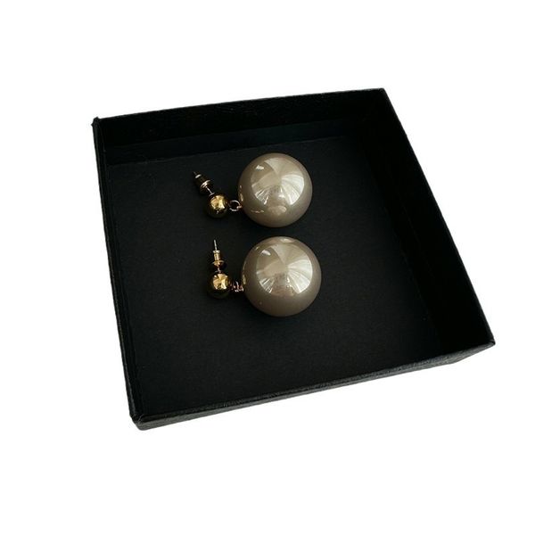 Zeltryn Genuine Gold Plated Silver Needle Pearl Earrings