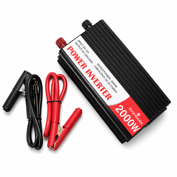 2000W Power Inverter 12V DC To 220V AC USB Backup Power